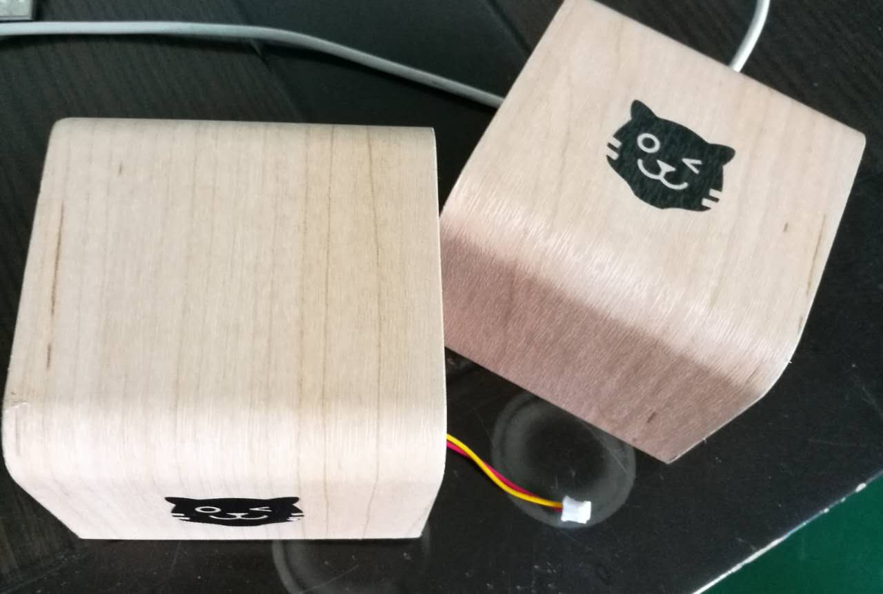 木材音箱丝印