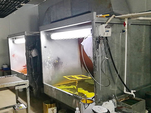 塑胶喷油生产线